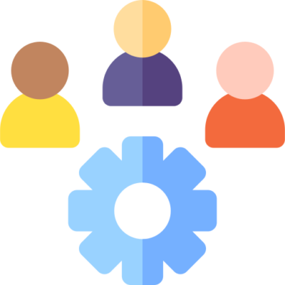 working together